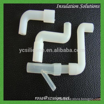 Food Grade deformed Silicon Tube/ Pipe for water dispenser /heat shrinkable silicone rubber tube